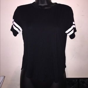 black crop top | rainbow